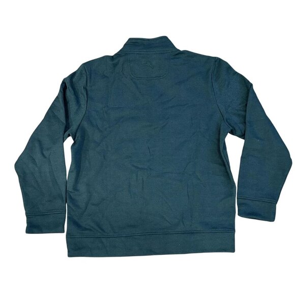 Tommy Bahama Mens Size XXL New Castle Half-Zip Pullover Sweater Forest Green - Picture 4 of 4